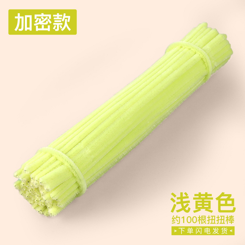 Macaron de color, raíz de pelo, cifrado, bricolaje hecho a mano, barra de torsión, venta al por mayor, juguetes para niños, paquete de material de arte