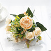 Cross -border simulation peony bouquet decorative ornament living room home dining table flower art decoration plastic dried flower dining tables