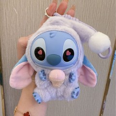 2025年新作 スティッチ ビニールぬいぐるみ ブラインドボックス 眠いながらもひと口食べるシリーズ カップルドールペンダント