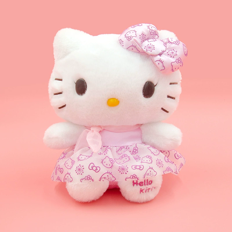 Плюшевая игрушка Sanrio My Melody & Kuromi, лицензированная плюшевая подвеска-куколка 16–30 см и сидячая плюшевая кукла