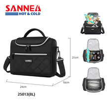 跨境热销冰包现货8L大容量饮料水果冷藏保温包户外便携手提野餐包