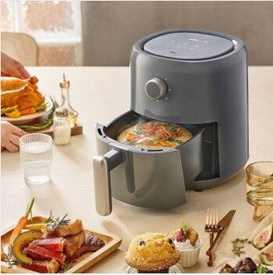 Bear Qzg-N10W2 Air Fryer Household Multi-Function Pot 3L Microcomputer Touch Electric Fryer Micro Steam