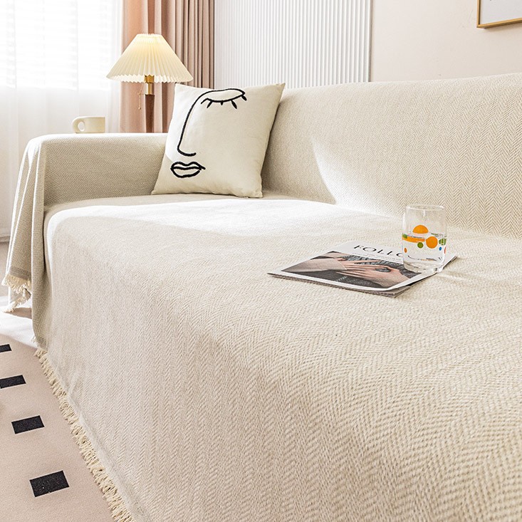 Creamwind Teddy toallas de sofá 2024 nueva manta de cubierta completa cuatro temporadas universal cubierta de sofá cojín de tela de cubierta