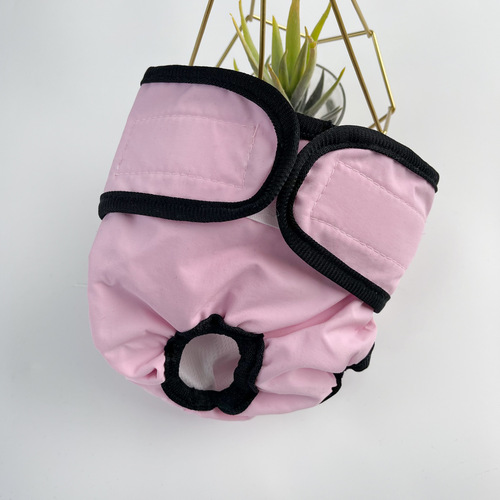 Mother dog physiological pants, water washable pet diaper, absorbent and adjustable, suitable for small and large dogs, reusable physiological pants