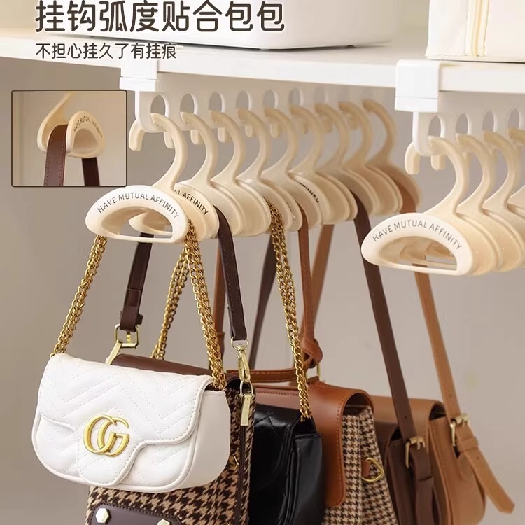 バッグ収納多機能フック引き出しスライドレール帽子ラックはスペースを占有せず、変形しませんワードローブバッグラック卸売|undefined