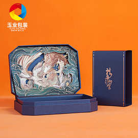 眼影盘纸盒彩妆眉粉工业版包装盒腮红盒化妆品翻盖彩盒彩妆包装盒