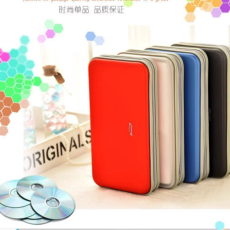 Пластиковая упаковка для компакт-дисков на 80 предметов, упаковка для компакт-дисков, упаковка для DVD, утолщенная сумка для компакт-дисков, прямая продажа с завода