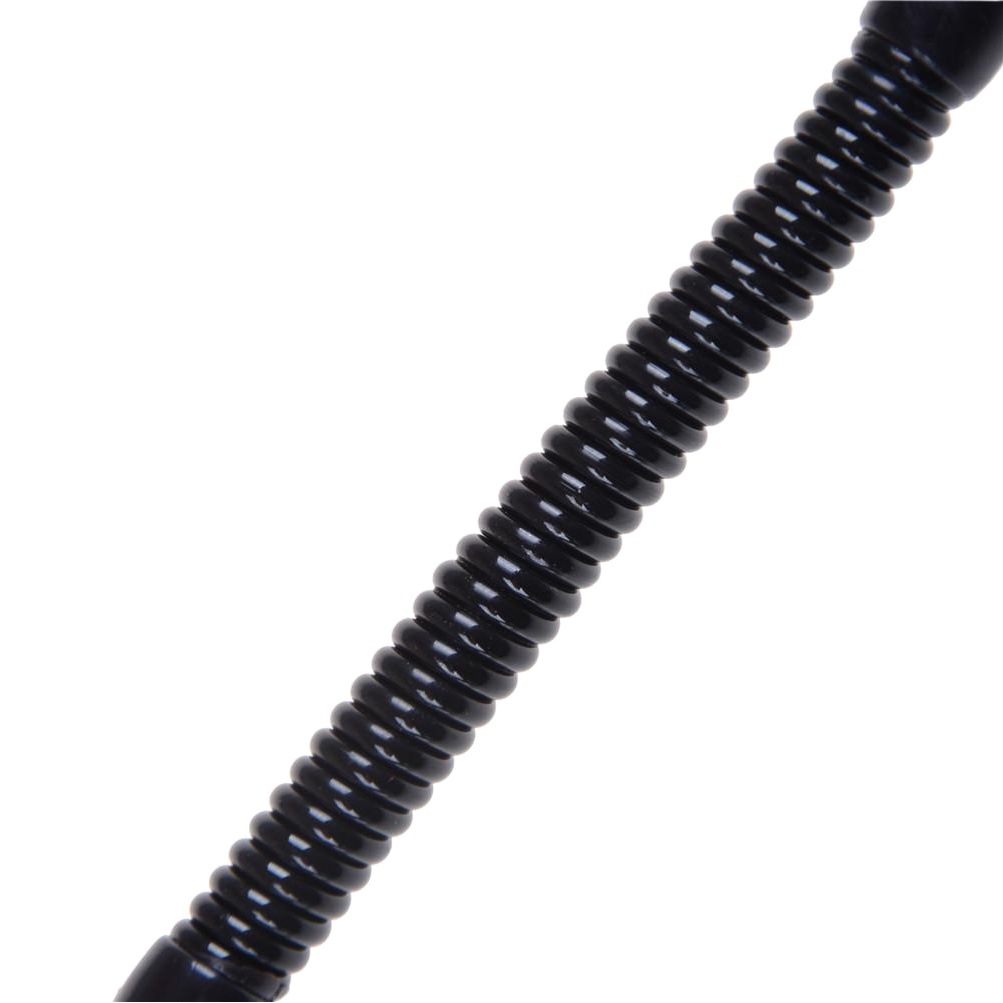 Llavero de metal cuerda de resorte cuerda elástica de plástico negro cuerda retráctil de color teléfono móvil clave anti-Perdida hebilla colgante al por mayor