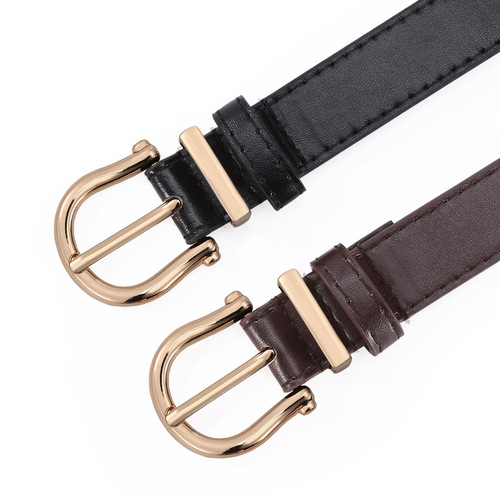 Korean women's belt fashionable versatile belt student decoration jeans with thin belt decoration dress
