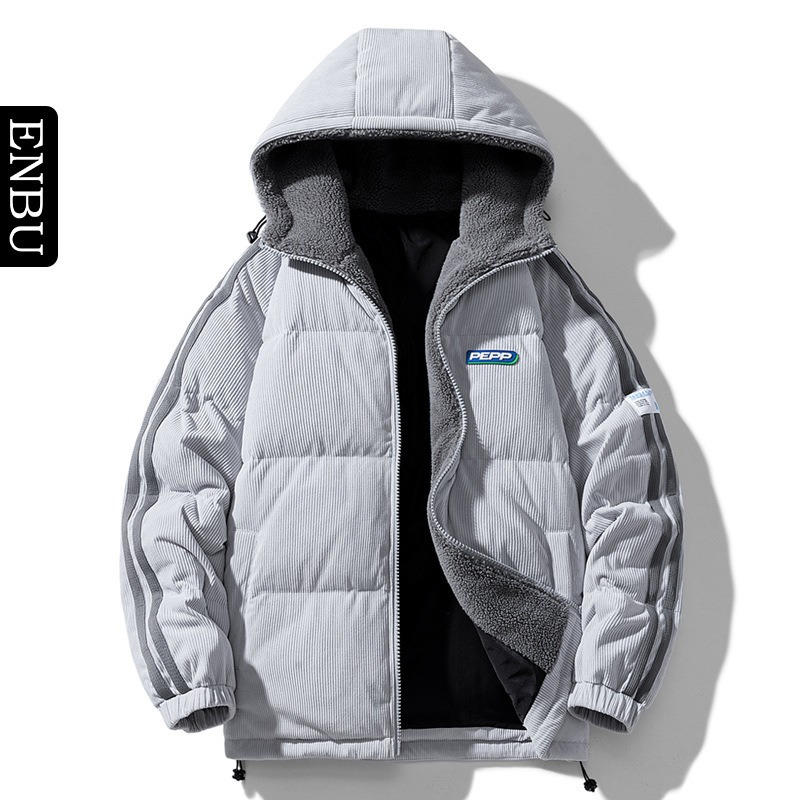 Chaqueta de Algodón con Capucha para Hombre de Poliéster, Con Capucha, Térmico, para Uso Casual, para Invierno image 5