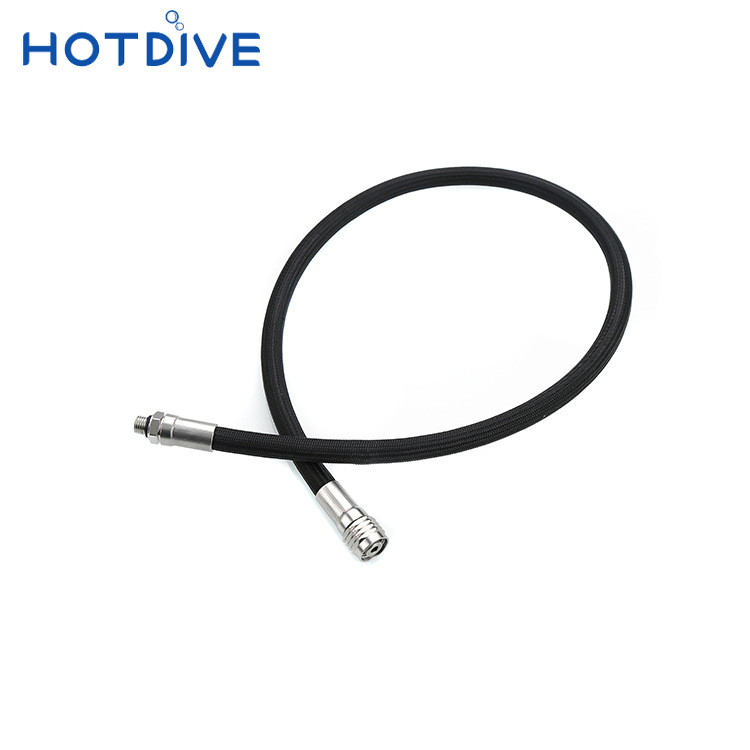 Hotdive buceo cabeza secundaria regulador de respiración tubo de baja presión BCD chaleco inflable tubo de presión media triple presión
