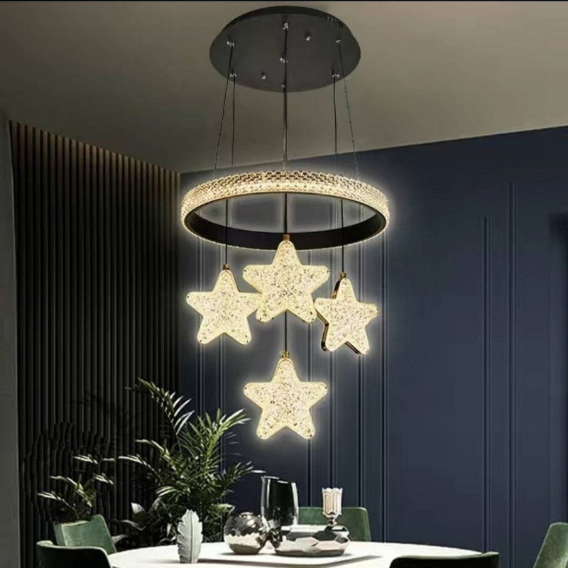 2025 lámpara roja de red moderna simple lámpara de comedor lámpara de balcón lámpara de sala lámpara de tarjeta lámpara de bar