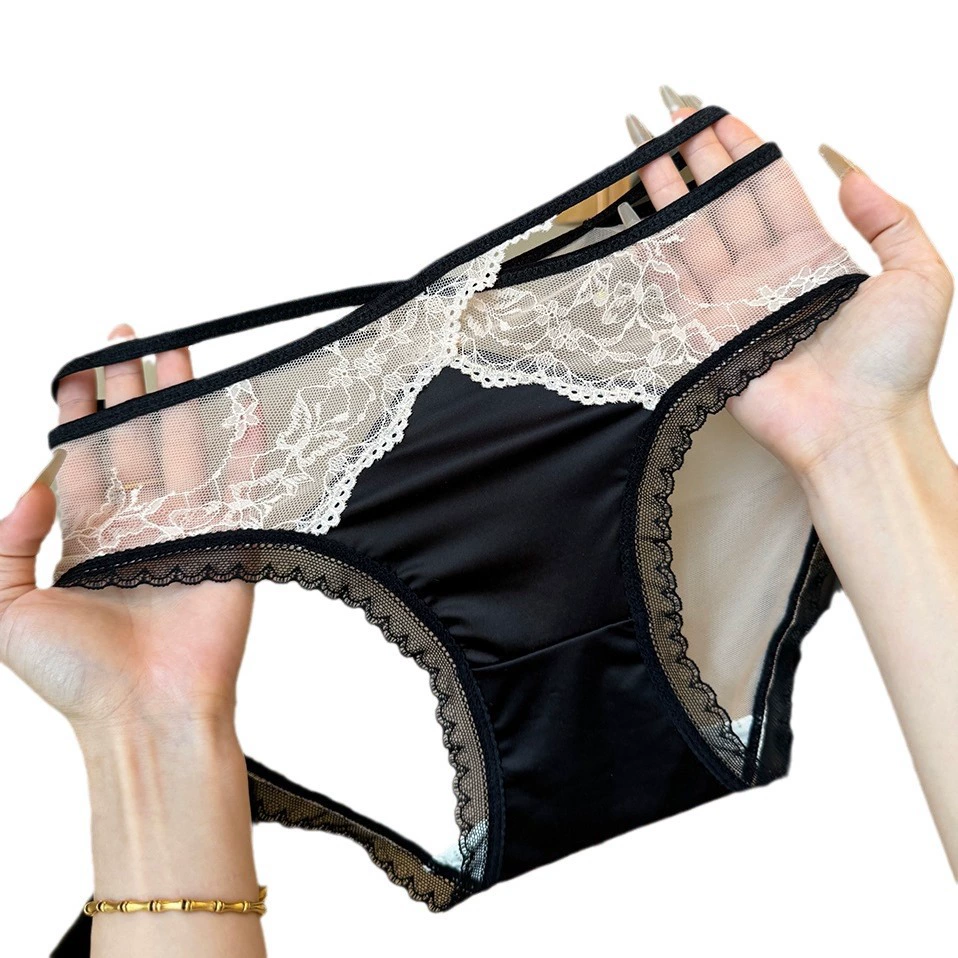 Breathable lace pants, sexy underwear, thin strap