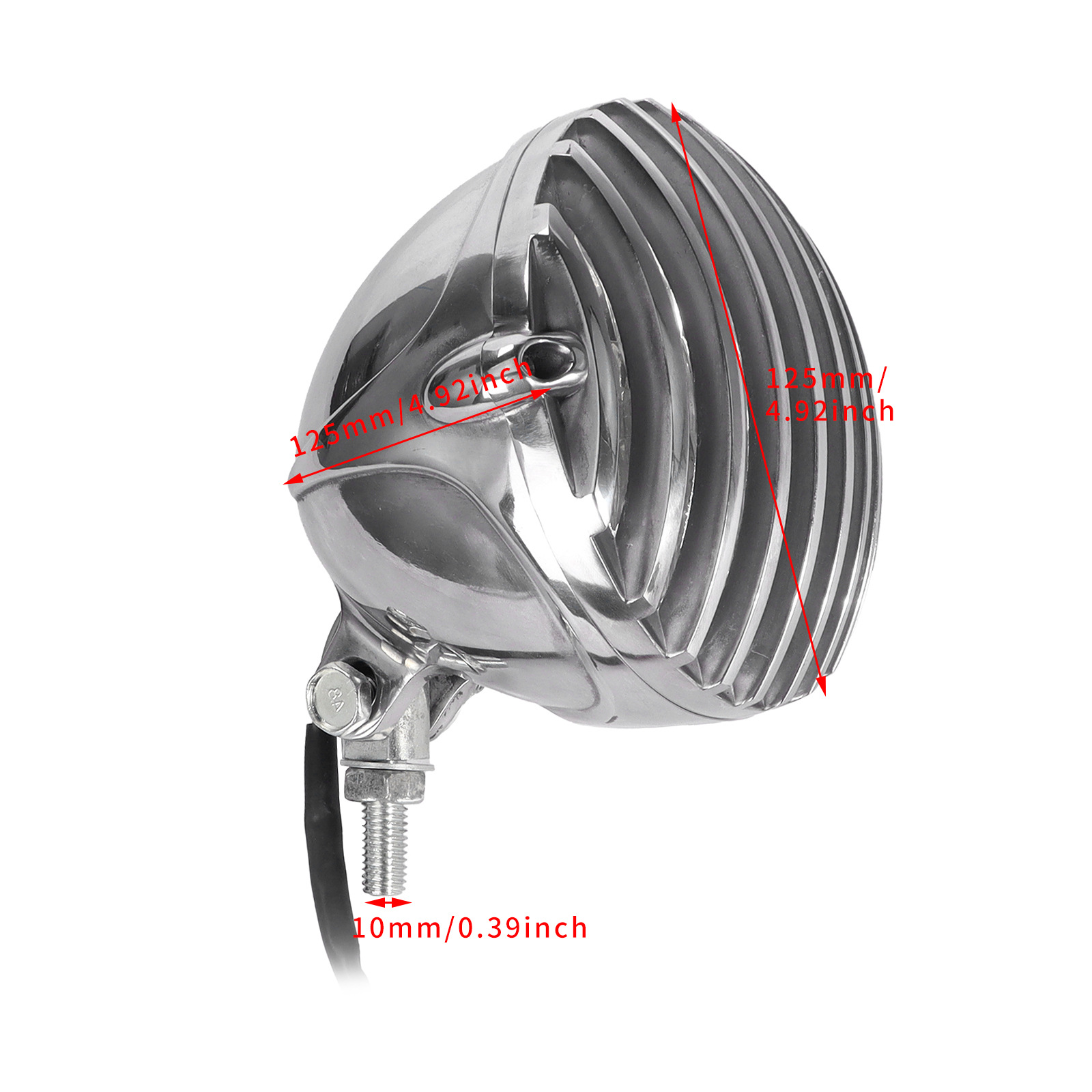 Harley Modified Front Headlight Motorcycle Headlamp Universal Headlight
