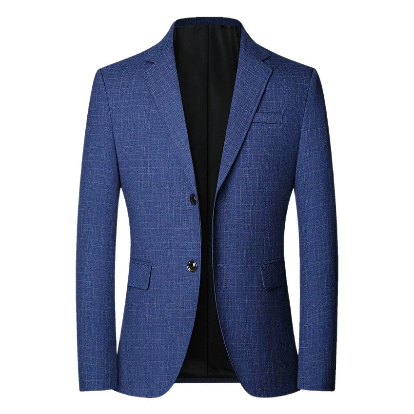 Мужские костюмы для мужчин среднего возраста, новые весенне-осенние модели, деловой повседневный однобортный пиджак для папы, цельный верхний предмет одежды, оптом.