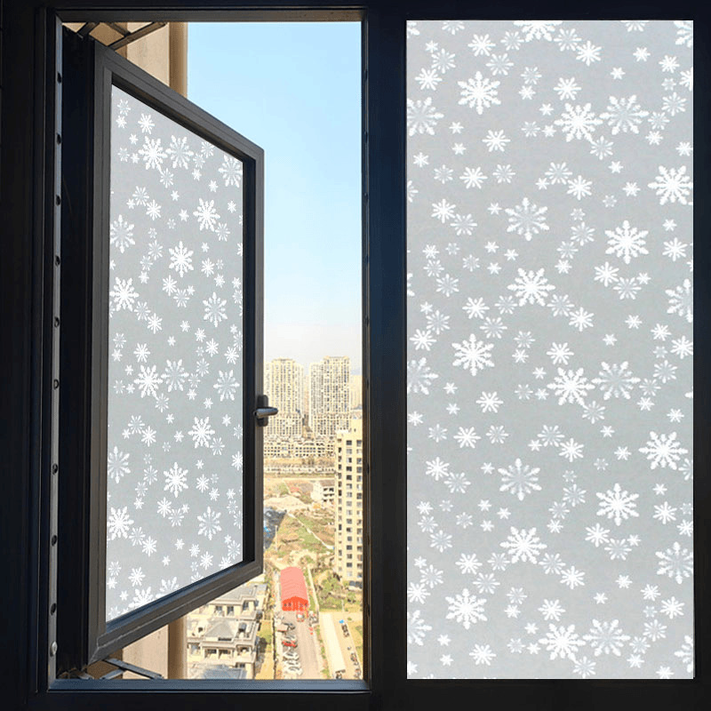 Etiqueta engomada de vidrio esmerilado autoadhesiva Dormitorio Baño Etiqueta engomada de vidrio opaco transparente Ventana Balcón sombreado Ventana de ventana de alta calidad