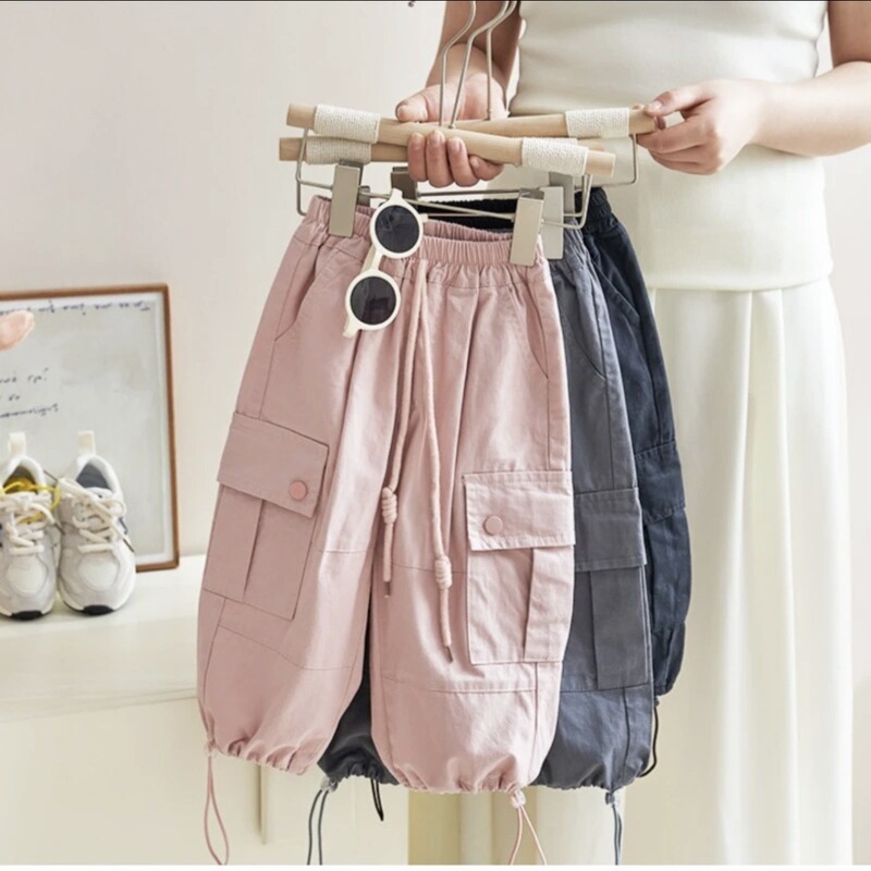 New Style Girls' Pants for Autumn Outer Wear, Korean Style Kidsren's Spring & Fall Loose Casual Pants, Baby Overalls New Style Girls' Pants for Autumn Outer Wear, Korean Style Kidsren's Spring & Fall Loose Casual Pants, Baby Overalls