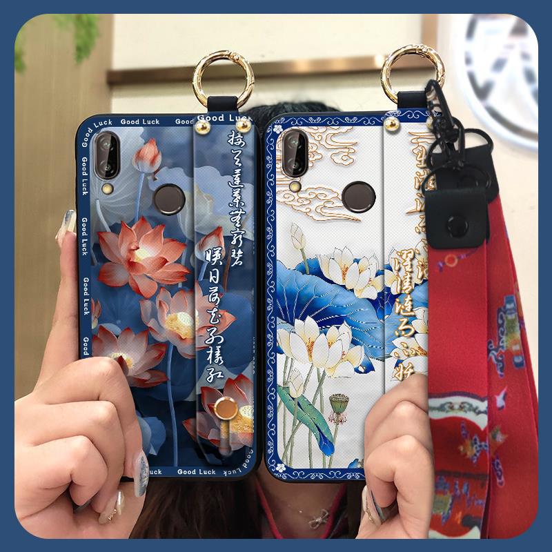 Suitable for Huawei mobile phone case wrist strap bracket dustproof luxury Old New lanyard mom new Chinese middle-aged