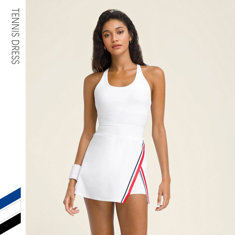 New sports dress anti-light yoga clothing outdoor leisure stretch fitness skirt quick-drying breathable tennis skirt