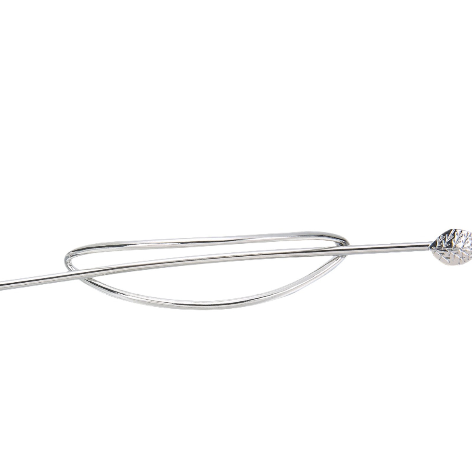 Moda europea y americana nueva brillante oval hueco horquilla aleación geométrica accesorios para el cabello Comercio exterior AliExpress rizador de pelo