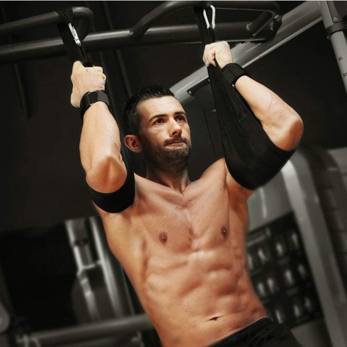 LUTING腹肌吊索带 健身吊腹带腹肌带 悬臂带 健腹器 悬挂收腹吊带