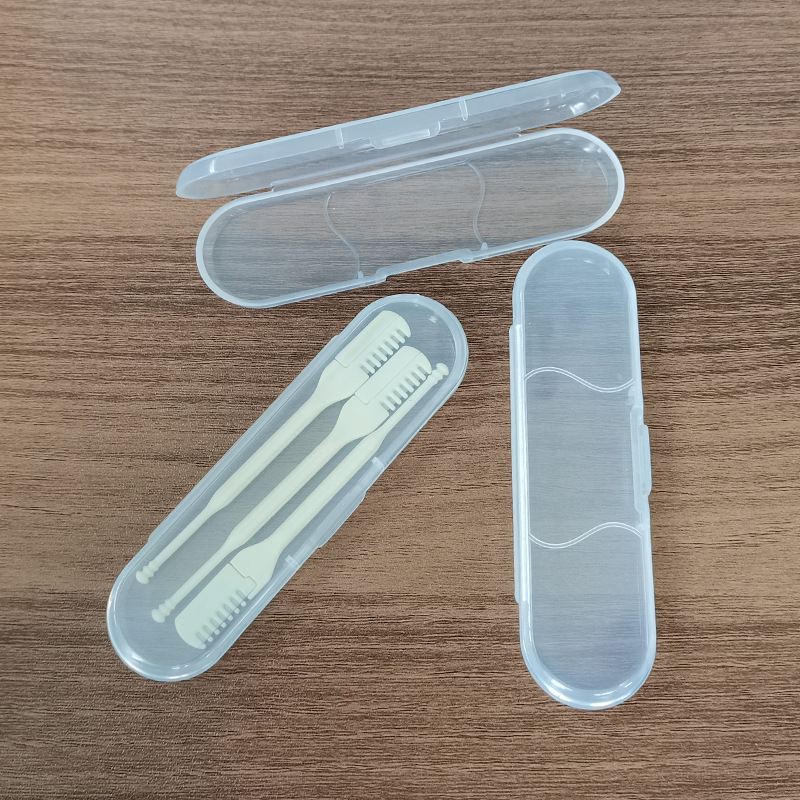 Transparent storage box, stationery, plastic small accessory 4