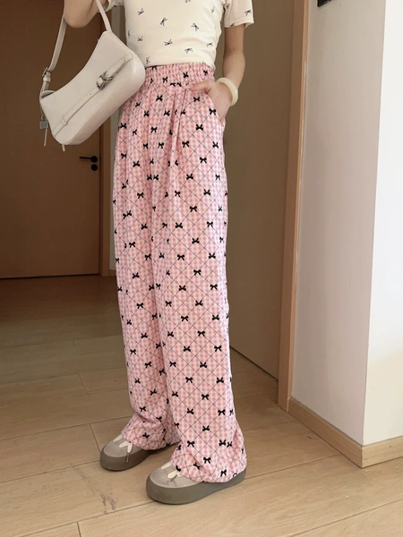 Pink grid (with pockets)