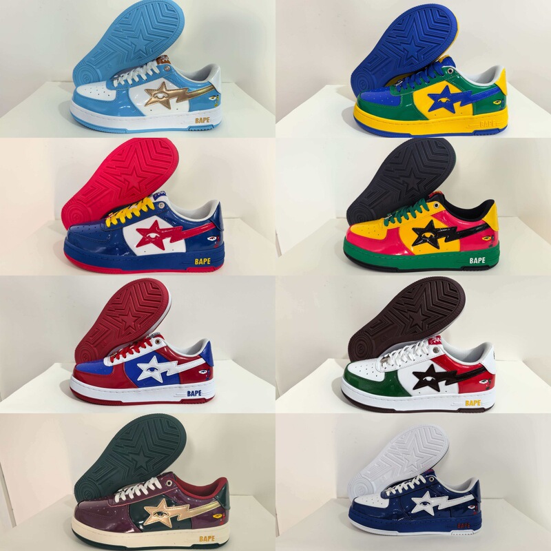Cross-border BAPEGOOSE ASK8 World Cup Collaboration Street Style Vibe Low-top Casual Shoes for Couples, Men and Women Cross-border BAPEGOOSE ASK8 World Cup Collaboration Street Style Vibe Low-top Casual Shoes for Couples, Men and Women
