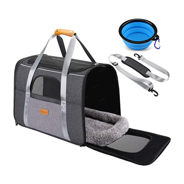 handheld linen bag