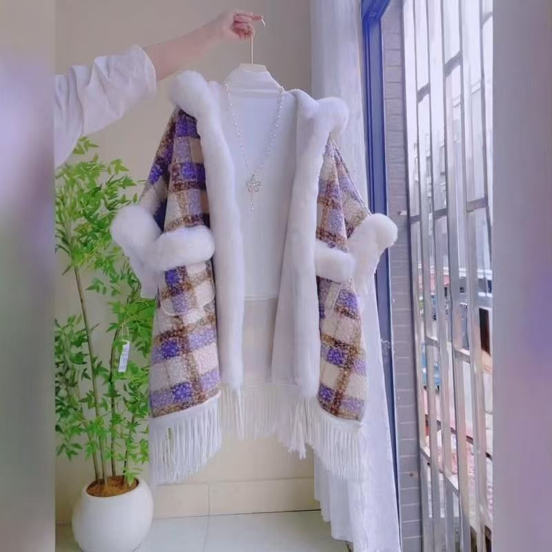 보라색 커피 그리드