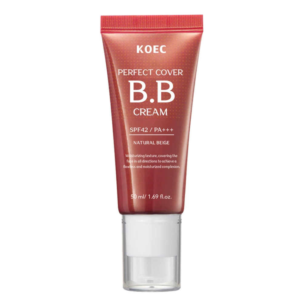 KOEC Увлажняющий BB-крем, 50 г, SPF42 PA+++, лёгкое завершение праймера