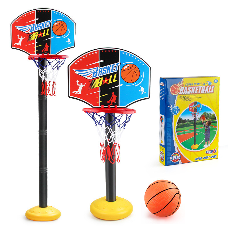 Equipo deportivo interior al aire libre tablero de plástico soporte de baloncesto ajustable rompecabezas de tiro niños baloncesto soporte deportes Juguetes