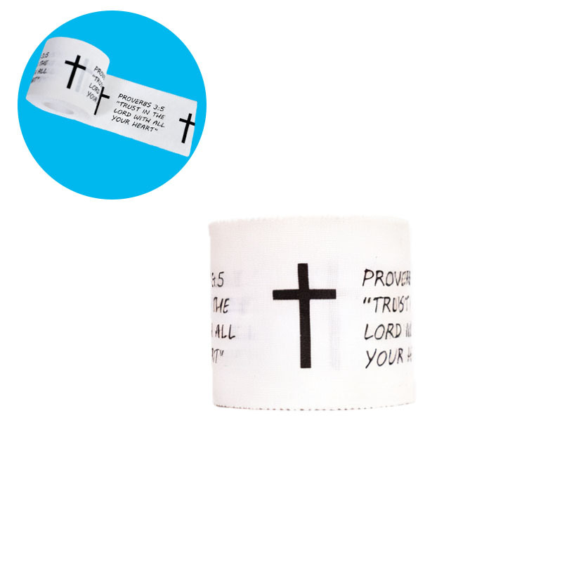 흰색으로 인쇄된 십자가(3:5)