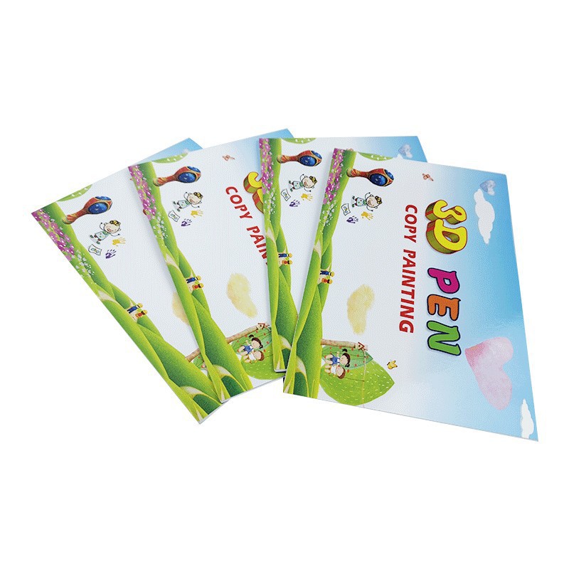 3D Printing Sketchbook 3D Stereo Paper Film Graffiti Pen Copy Paper 3D Children's Painting Pen Copy Version 3D Pen Book