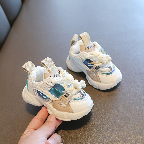 Spring and autumn new baby shoes 1-2-3 years old boys and girls sports shoes infant toddler shoes non-slip trendy version for children
