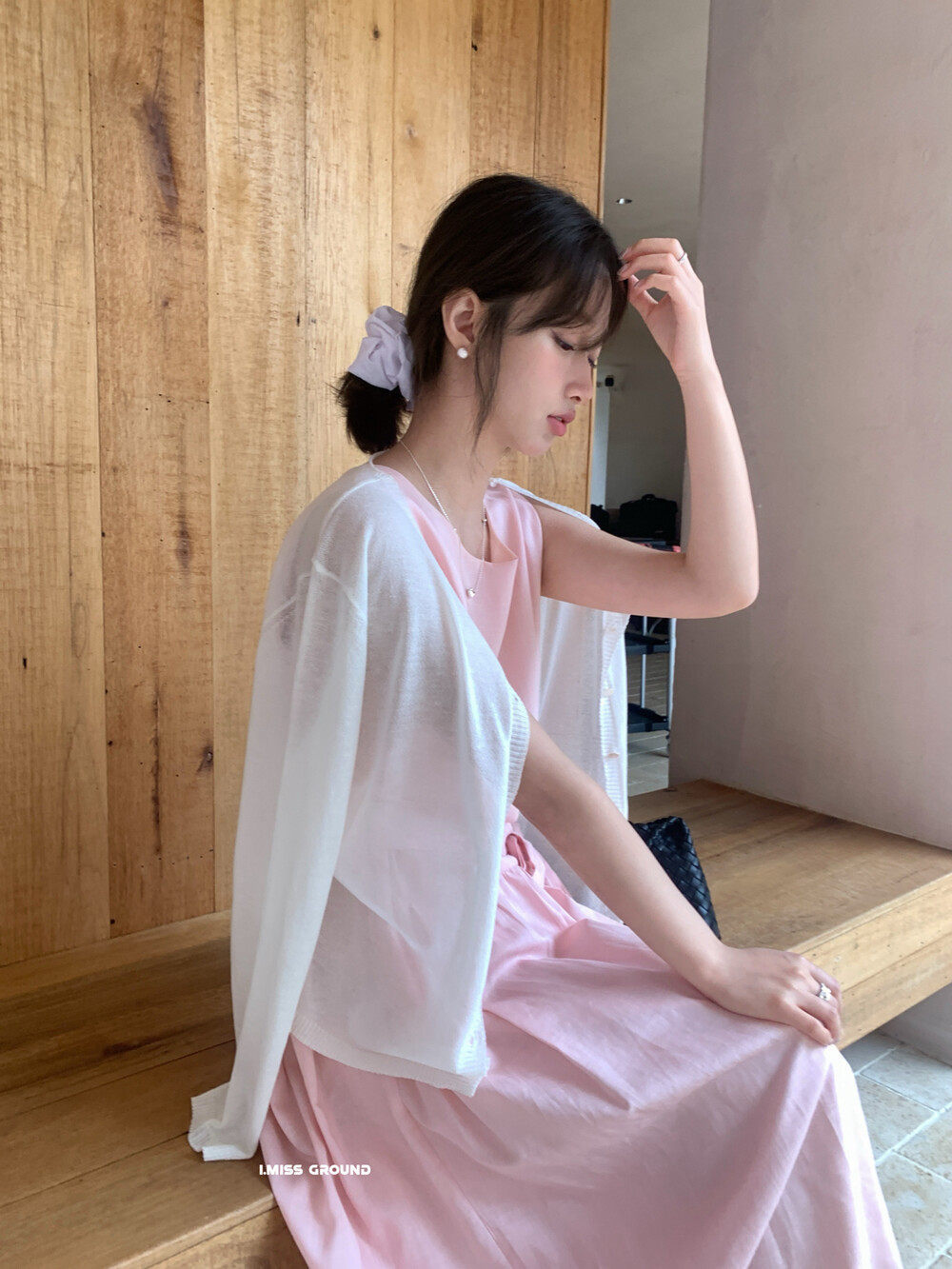 Áo khoác cardigan nữ dáng rộng tay dài chất liệu linen phối ren họa tiết hoa — xanh đậm, Xanh nước biển, trắng ngà, Dưa lưới chi tiết 15