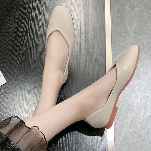 2026 primavera y verano nuevos zapatos de una sola sola sola sola suave antideslizante de boca superficial perezosa zapatos de moda de mujer