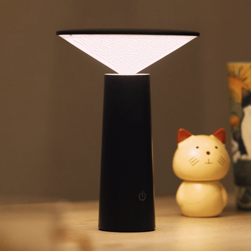 LED кофейная настольная лампа для гостиной, светильник у кровати для спальни, ночник, защита глаз