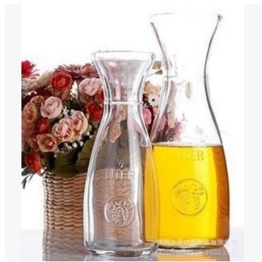 餐厅夜店专用350ml -500ml饮料瓶 冰桔茶瓶 奶茶瓶 果汁瓶 玻璃杯