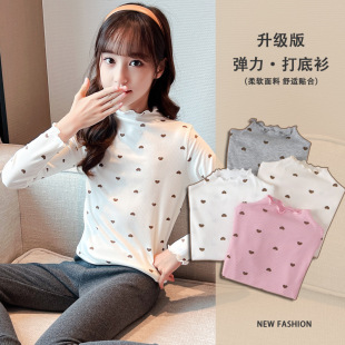 Girls' Base Shirt 2022 Spring and Autumn New Modal Children's Long-sleeved T-shirt Korean-style Solid Color All-match Top