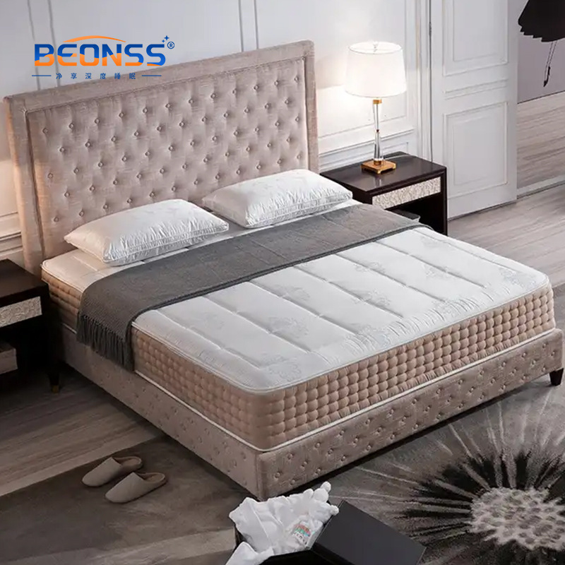 European-style top pocket spring hybrid mattress to relieve pressure, pocket spring for motion isolation