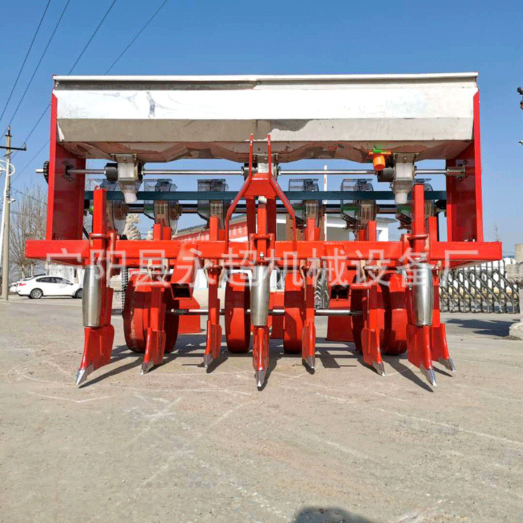 4行单粒花生播种机 牵引式花生播种机 免耕播种机批发 多行可定做