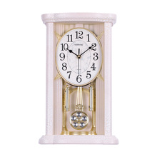 客厅老式座钟音乐钟表桌面摆钟整点报时时钟支持定制实木静音机芯
