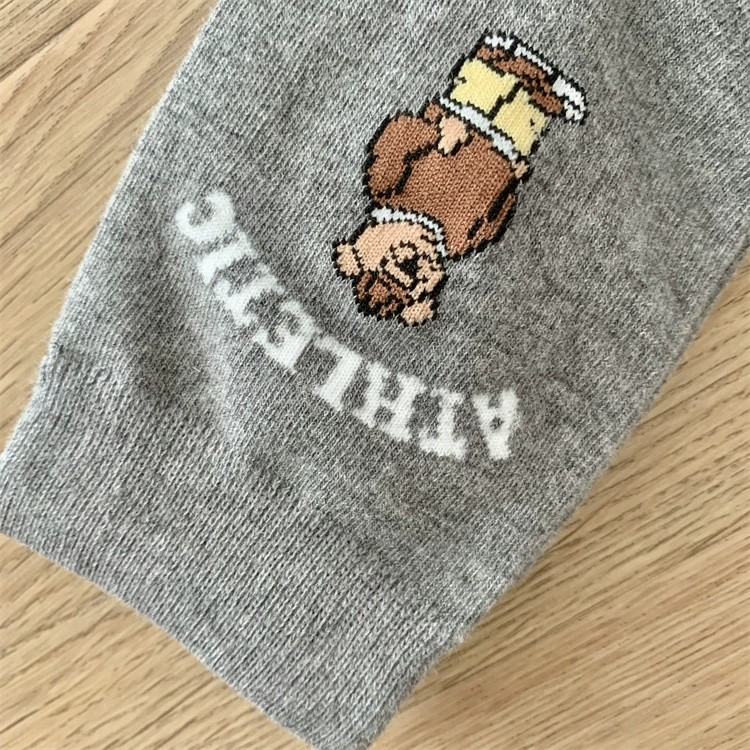 Мужские полупрезерв socks демисезонные носки, оптом, английские буквы, с милым медведем