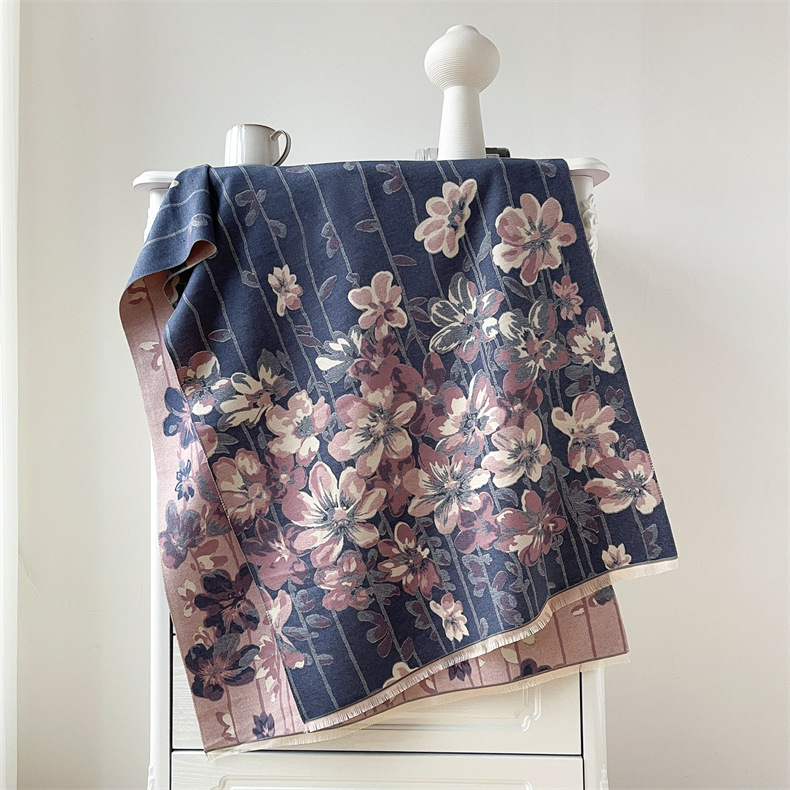 Légkondicionált szoba, nagy kendő, luxus kasmír bojt, meleg sál, női irodai pizsamatakaró, etnikai stílusú_voghion.com