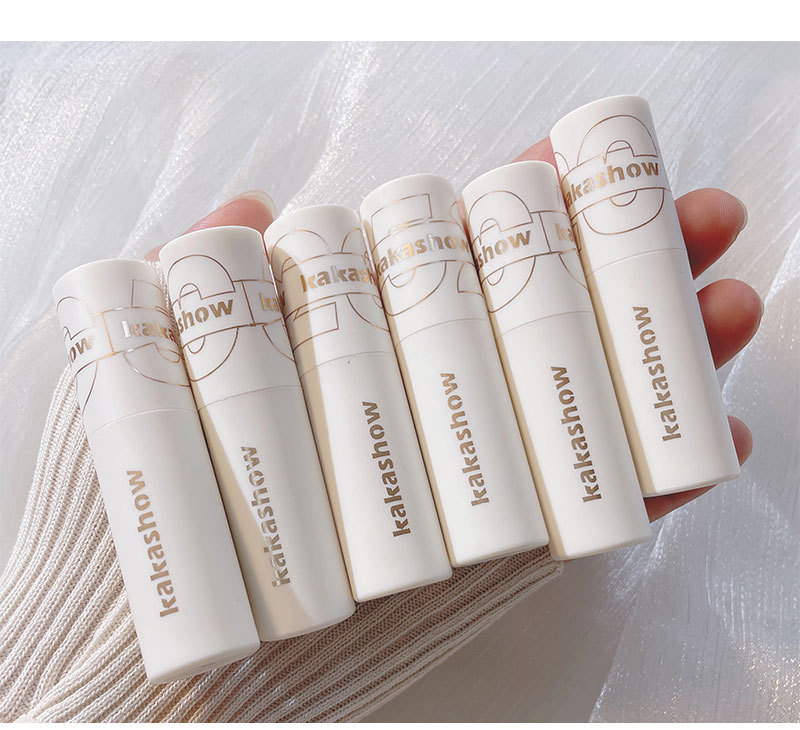 kakashow velvet lip gloss and lip paste matte finish red lip gloss that doesn't stick to cups and doesn't fade, an affordable alternative for students undefined