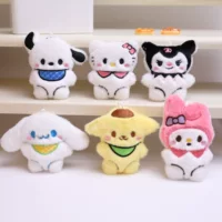 Мягкий подвес (Sanrio) мультяшная куколка-брелок, 5×4,5×1,5 см, ассортимент
