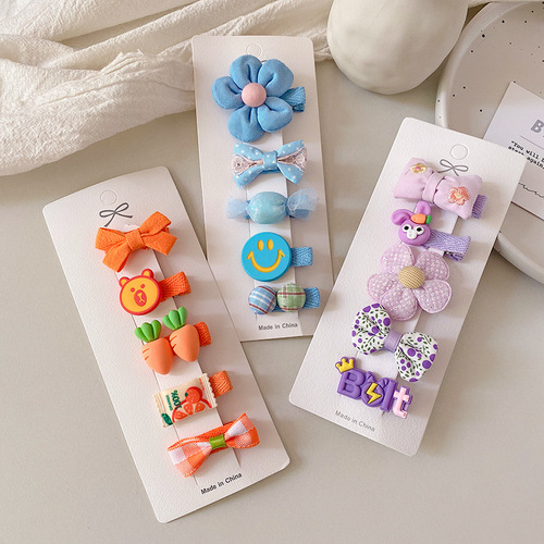 Children's hairpins, girls' headwear, baby hairpins, baby girls' hair clips that do not hurt their hair, cute and super cute, baby hair clips for infants and toddlers