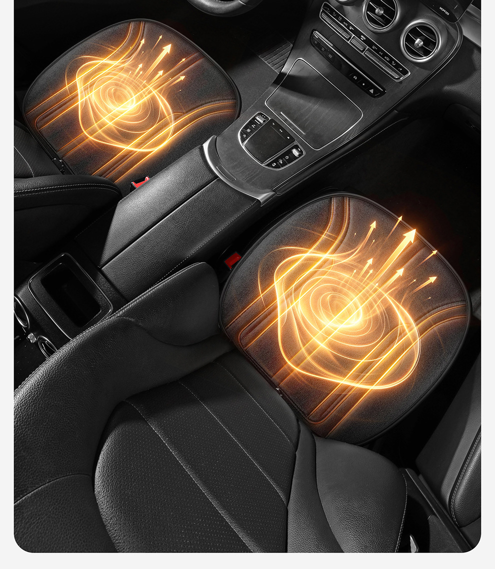 New Winter Car Heated Seat Cushion 5V Electric Heated Seat Cushion Universal for Car and Home Use Quick Heating Square Cushion USB Version