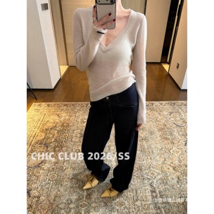 CHIC CLUB 6/SS �紺��ʽ�OӋ�Ѓɴ�V�I�F��΢͸ᘿ�ë���������z